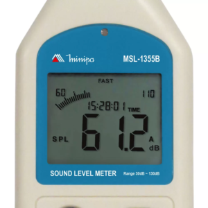 Decibelímetro Digital LCD USB Data Logger | Minipa MSL-1355B